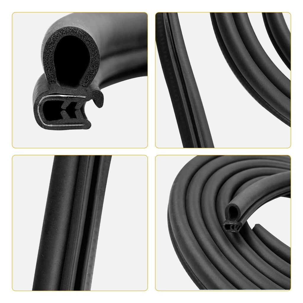 Door Rubber Weatherstrip Seal 13.5ft for 1986 2007 Peterbilt 359 370 377 379 380