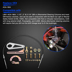 ACA 1804 Transmission Cable Column Shift Linkage Kit For GM TH350 2 Inch