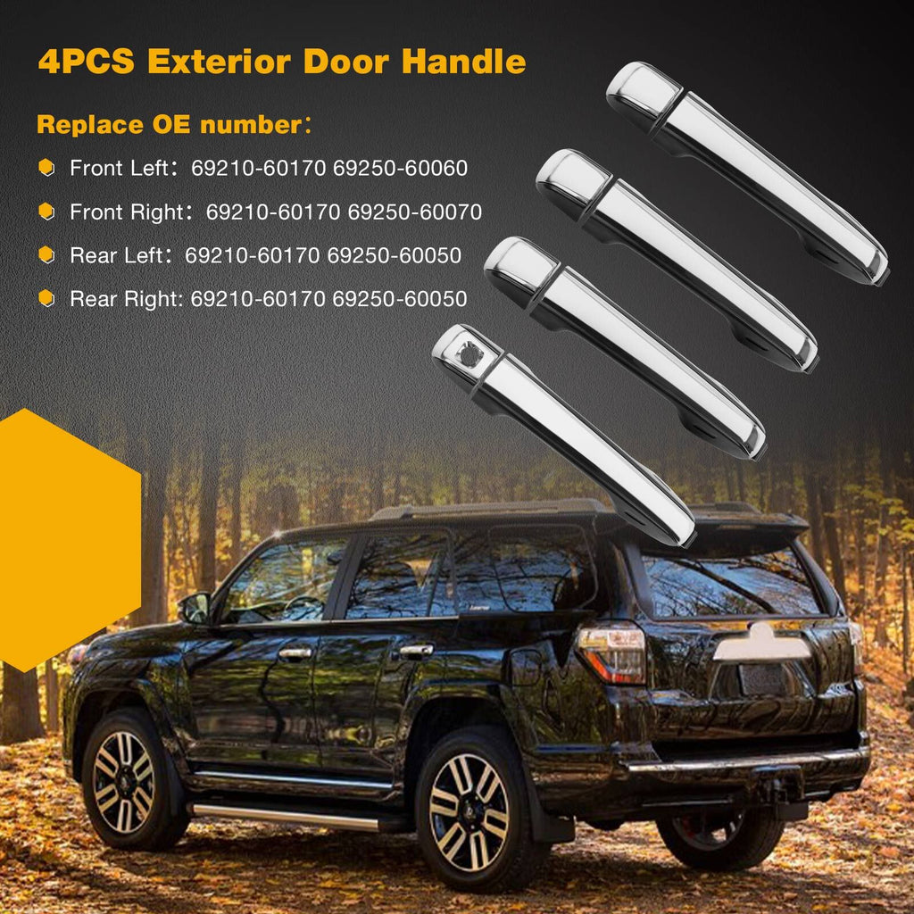 Exterior Door Handle Driver Passenger Side For 10 21 Toyota 4Runner Lexus GX460