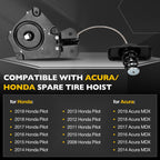 925 502 Spare Wheel Tire Hoist Assy for 09 20 Honda Pilot Acura MDX 74711SZAA01