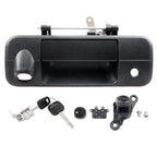 Metal Tailgate Handle Lock Camera Accessories Kit for Toyota Tundra 07-13