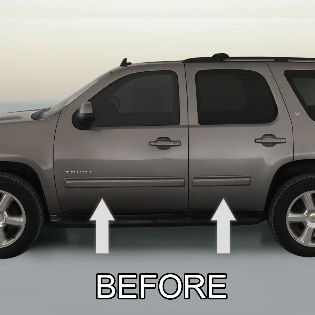 Chrome Side Door Trim Rocker Panel Molding for Chevy Tahoe Suburban 07-14
