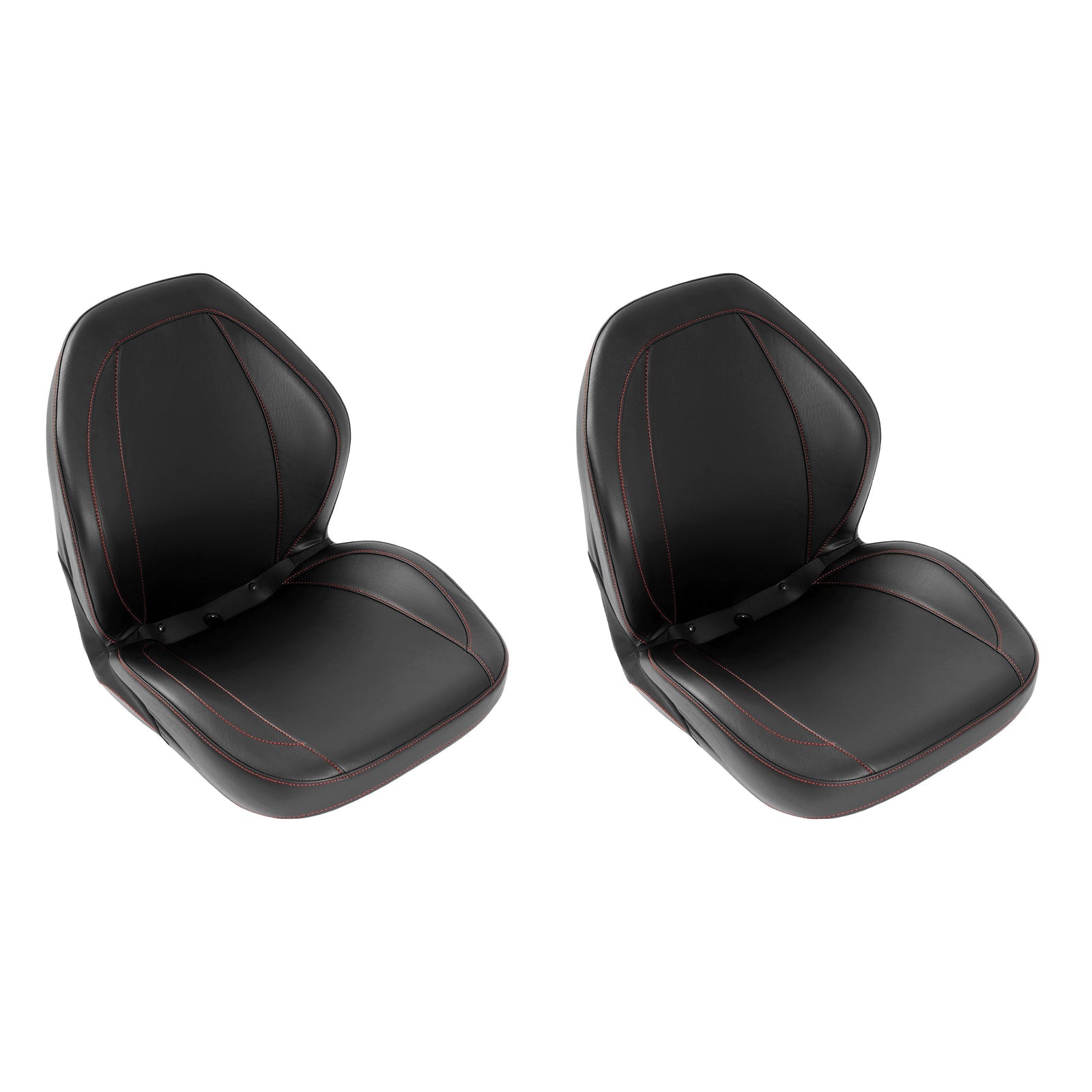 2Pcs Black Sewn Bucket Seats For Yamaha Rhino 450 660 700 5UG-F4710-00-00
