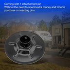 9 in Rear Jack Foot Pad for 2 Inch ID Round Tube LC Hall Effect Ground Control 3.0