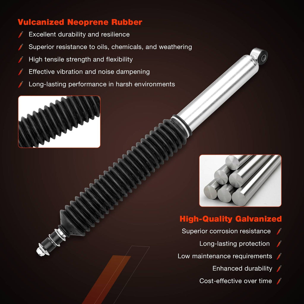 Rear Monotube Shock for Toyota Tacoma 4WD 2005 to 2015 with 0 to 1 Inch Lift