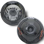 2Pcs 7" inch Round LED Headlights White Halo For Mazda Miata MX-5 MX5 1990-1997