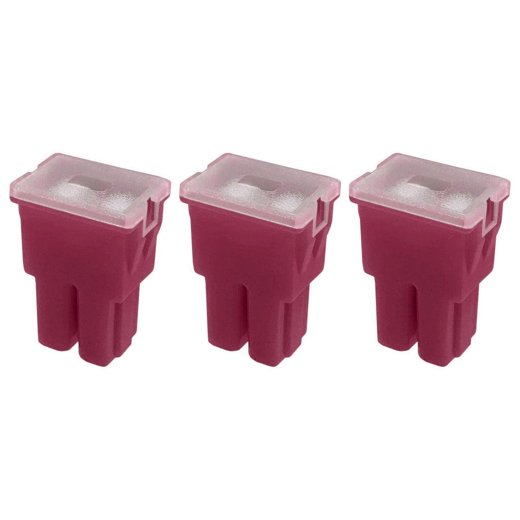 30A Straight Female Fuse Cartridge FLF PAL Auto Link for Car Truck RV SUV 3 Pack