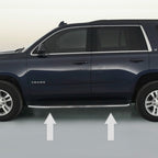Chrome Running Board Trim Molding Package for 2015 2020 Chevy Tahoe Suburban