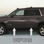 Chrome Side Door Trim Rocker Panel Molding Kit for 15-19 Chevy Tahoe Suburban