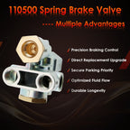 Trailer Spring Parking Brake Control Valve for Sealco 110500 110500X 065438