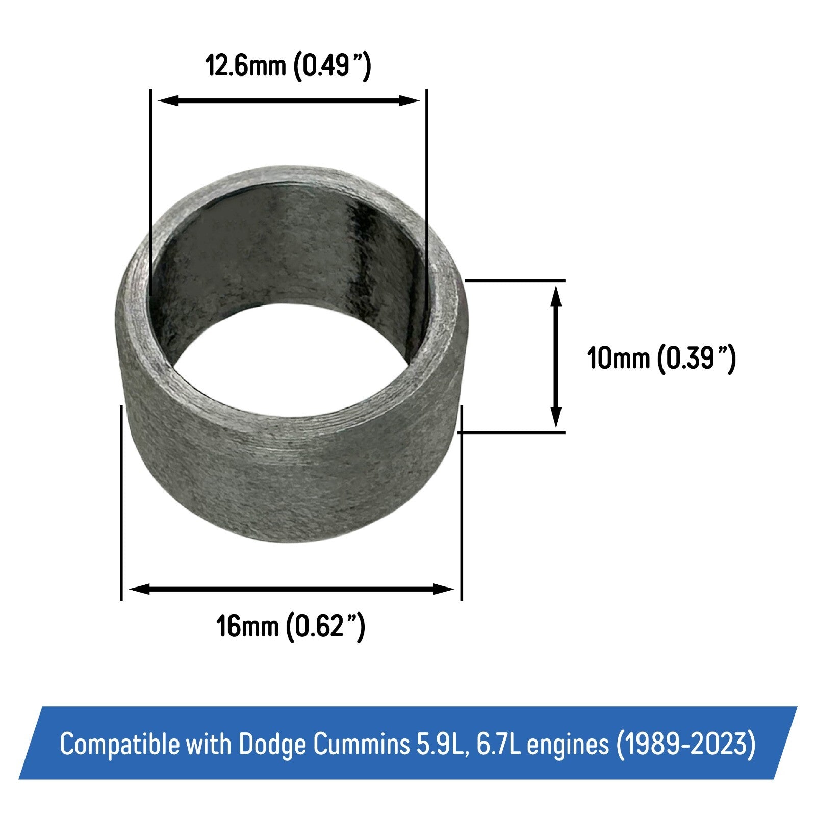 3902343 Cylinder Head Alignment Dowel Pins For Cummins 5.9L 6.7L Engines 6pk