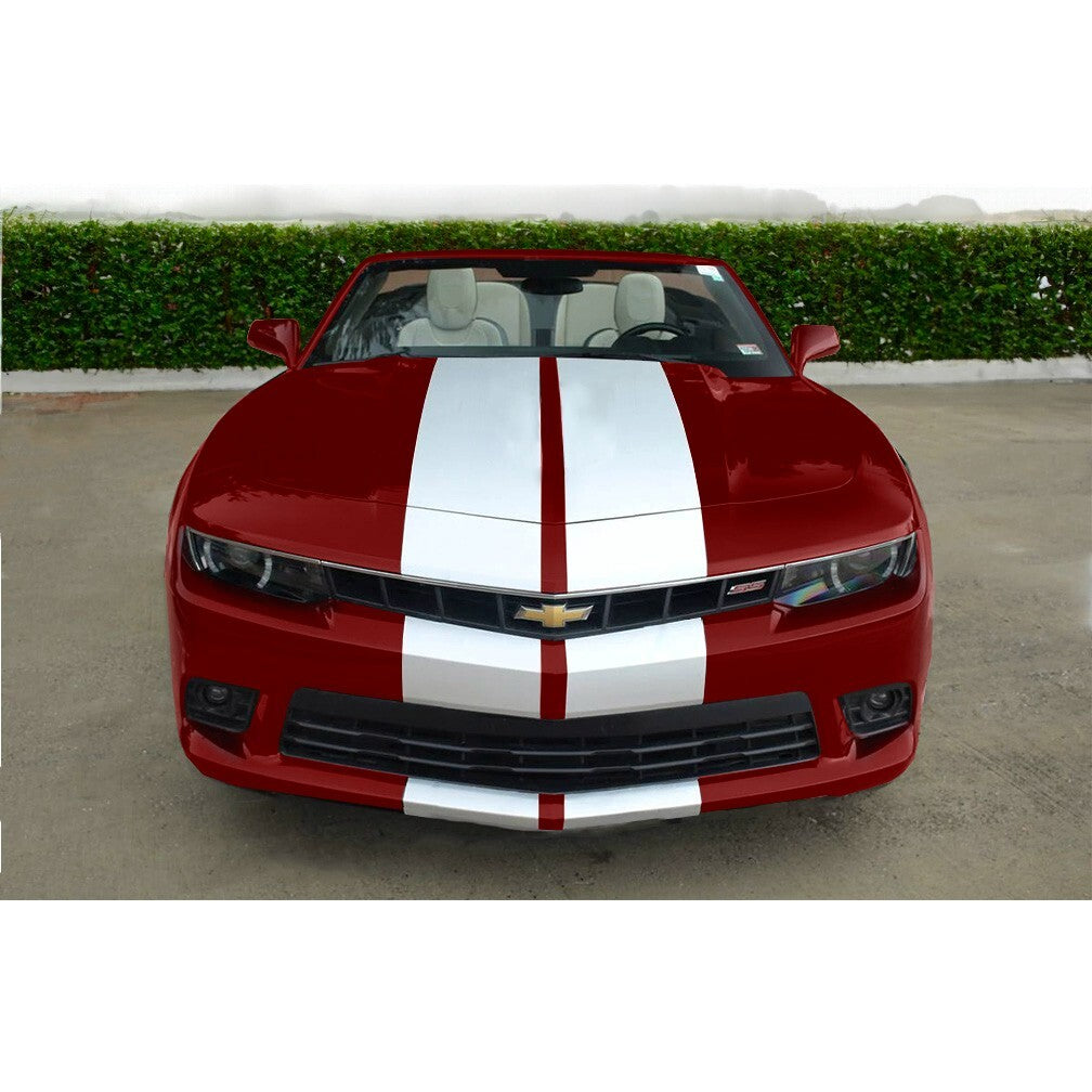 11 Inch Vinyl Rally Stripes Racing Stripe Kit for Chevy Camaro Hood Trunk Roof