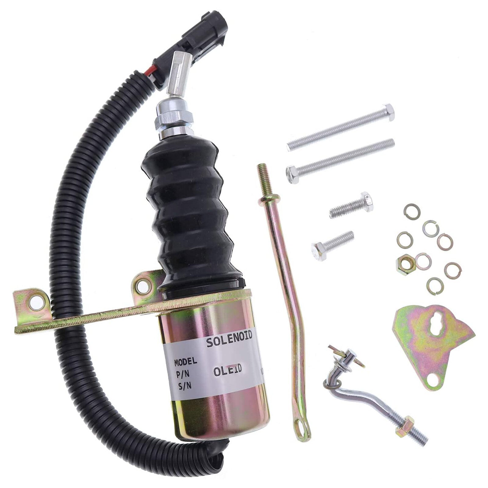 Fuel Shutoff Solenoid SA-3742-12 3932017 For Cummins Deutz Bosch RSV 12V