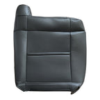 Driver Passenger Leather Seat Cover Black for GMC Sierra Silverado 1999 2002