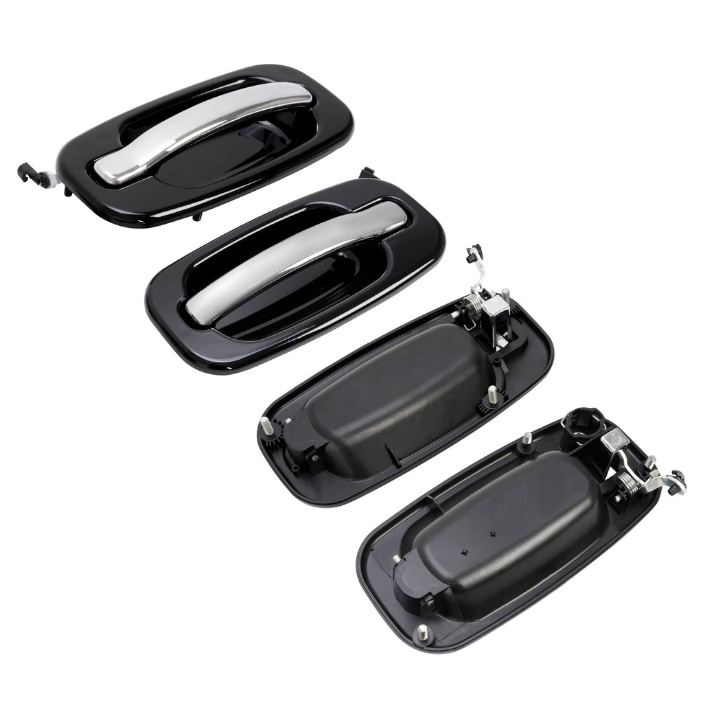 Set Of 4 Outer Exterior Door Handles for 1999-2006 Chevy Silverado GMC Cadillac