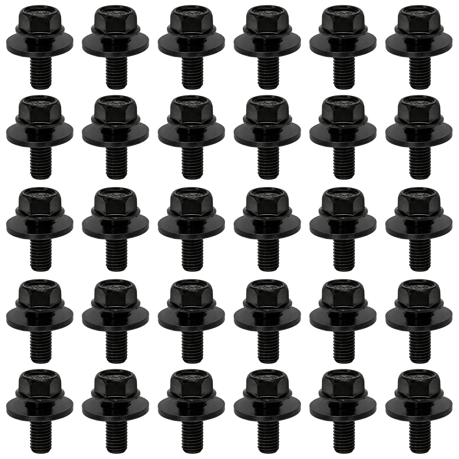 9GG600616T M6 1.0 x 15mm Fender Liner Headlamp Assembly Screws Bolt for Mazda