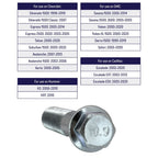 Front Wheel Hub Bolt for Chevy Silverado Express GMC Savana Cadillac Escalade 6