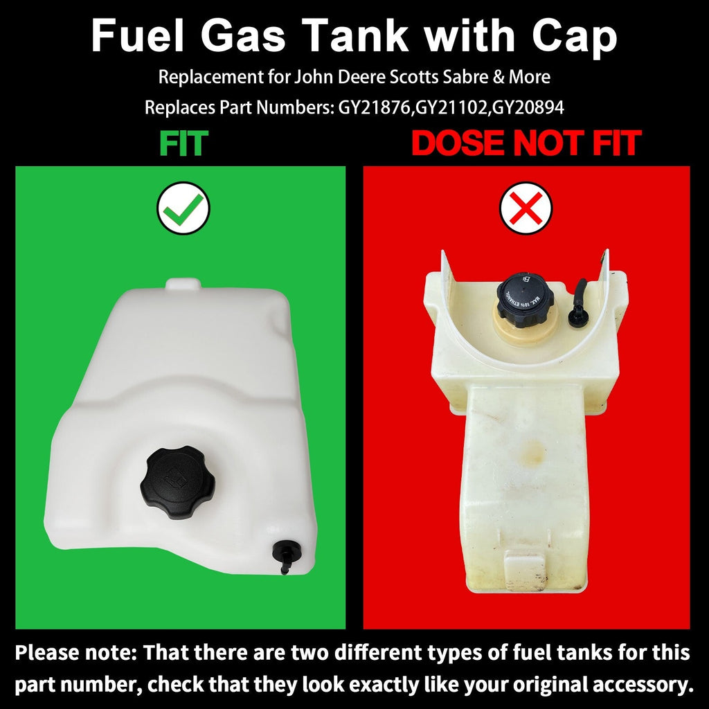 GY21876 Gas Fuel Tank for John Deere D100 D105 D110 D120 D130 D140 D150 D160