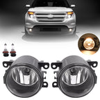 Clear Lens Fog Lights Bumper Lamps 2Pcs New for Ford Explorer 2011-2015