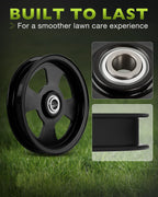 602821 Deck Flat Idler Pulley for Hustler ATZ Super Z X ONE Lawn Mower Black