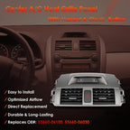 Center Dash AC Air Vent Trim Panel Emergency Switch For Toyota Corolla 09-13