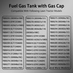 7601092MA 94073MA Fuel Gas Tank With Cap For Murray Lawn Mower