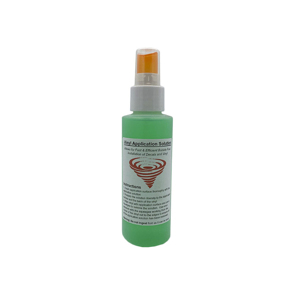 Vinyl Wrap Rapid Application Solution 4 Fl Oz Spray Bottle