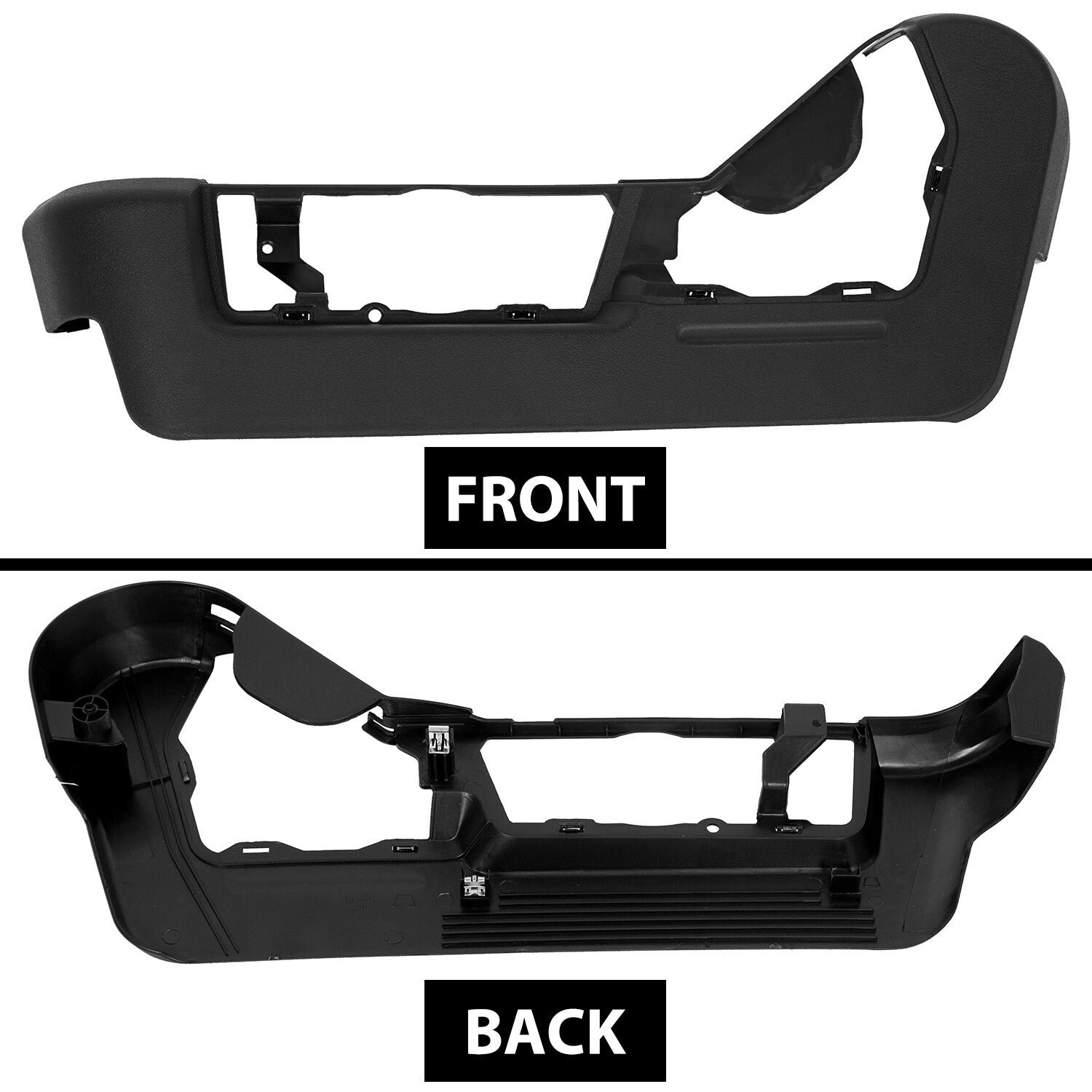 Driver Side Black Seat Track Cover for 2009-2014 Ford F150 F-150