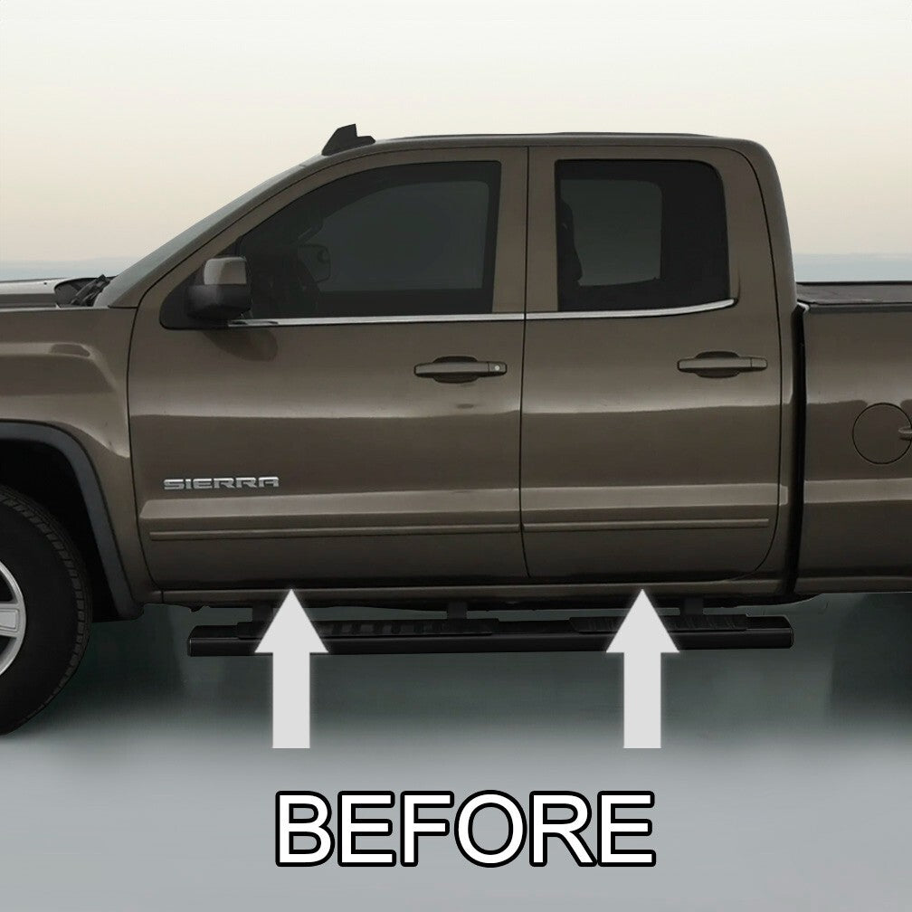 Chrome Side Door Rocker Panel Molding for GMC Sierra 14-17
