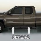 Chrome Side Door Rocker Panel Molding for GMC Sierra 14-17