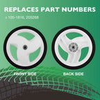 105-1816 12 Inch Rear Mower Wheels for Toro Recycler 20012 20016 20019 205-268