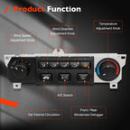 Heater A C Climate Control Module Panel Switch for Honda Accord Odyssey 1998-04