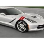 3 Inch Fender Stripe Hash Mark Stripe Decal Graphic Kit For Chevy Corvette C5 C6