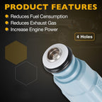 0280155715 Fuel Injector For Dodge Ram 1500 2500 3500 5.2L 5.9L 96 To 99 8 Piece