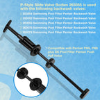 Piston Shaft Assembly for Pentair PVC Slide Pool & Spa Multiport Backwash Valve