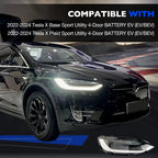LED Headlight Assy Front Right Passenger Side for Tesla Model X Plaid 2022 2024