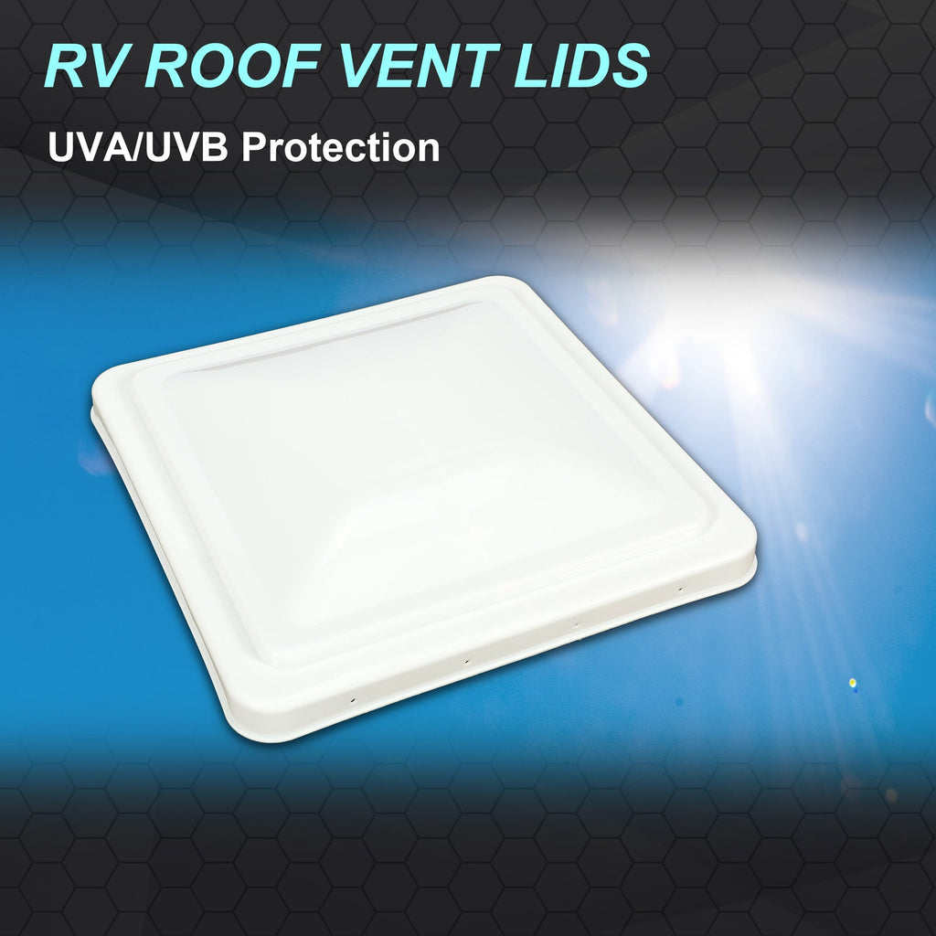 14x14 Roof Vent Cover for RV Replacement White Camper Vent Cover