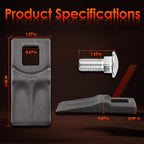 3 Point Auger Cutting Edge with Screws for Heavy Duty Post Hole Digger Augers