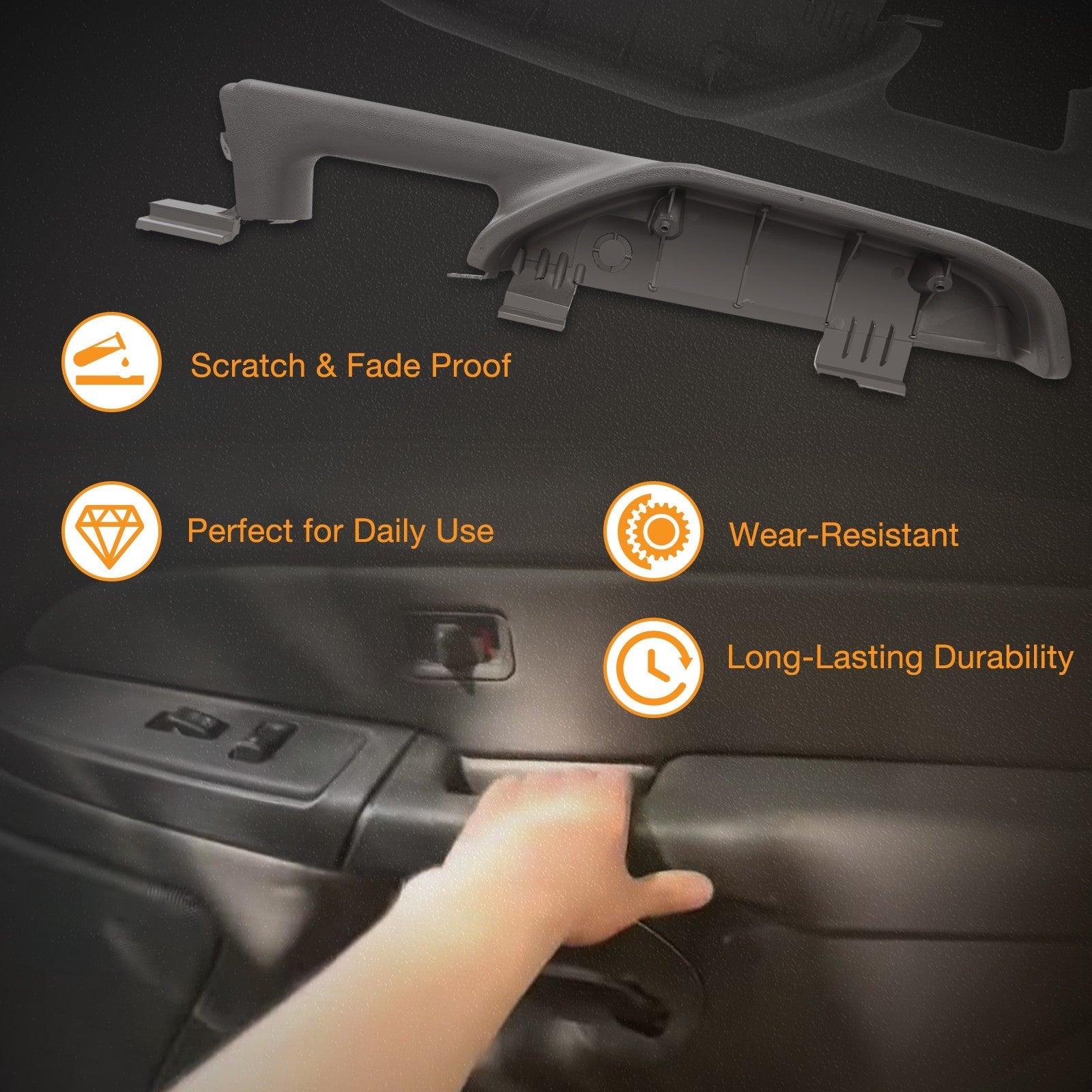 Passenger Armrest Handle For Chevy Suburban Avalanche GMC Cadillac 99 To 06