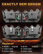 Interior Door Handle Front Rear LH RH for Jeep Grand Cherokee 2005 2010 4Pcs