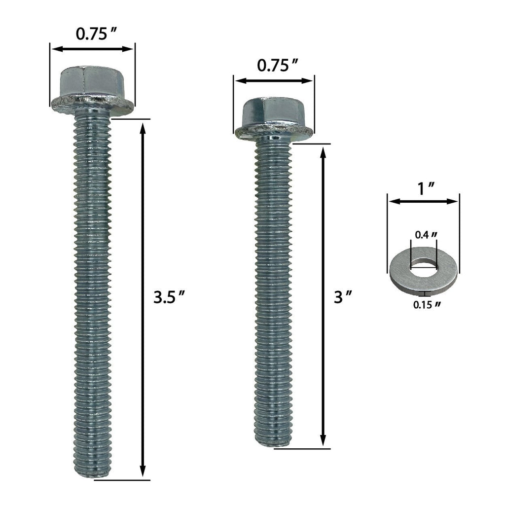 3/8-16 SAE Engine Stand Bolt Kit for Chevy SBC BBC Small Big Block V8 V6