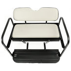 Flip Rear Back Seat for Yamaha Drive G29 Golf Cart 07 to 16 Off White Cushions