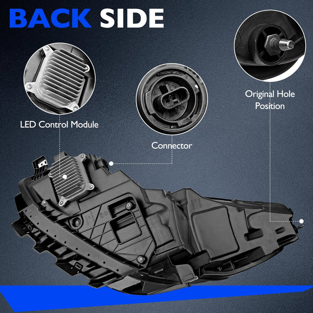 151495300 Headlight Assembly Right Passenger Side for Tesla Model 3 Y 21 to 23