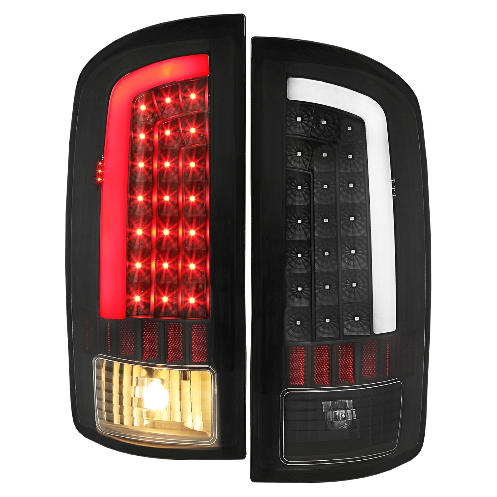 LED Tail Lights Brake Lamps Clear for 2002 2003-2006 Dodge Ram 1500 2500 3500