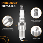 Ignition Coils & Iridium Spark Plugs Wire for Ford F150 Lincoln Mercury 91 01