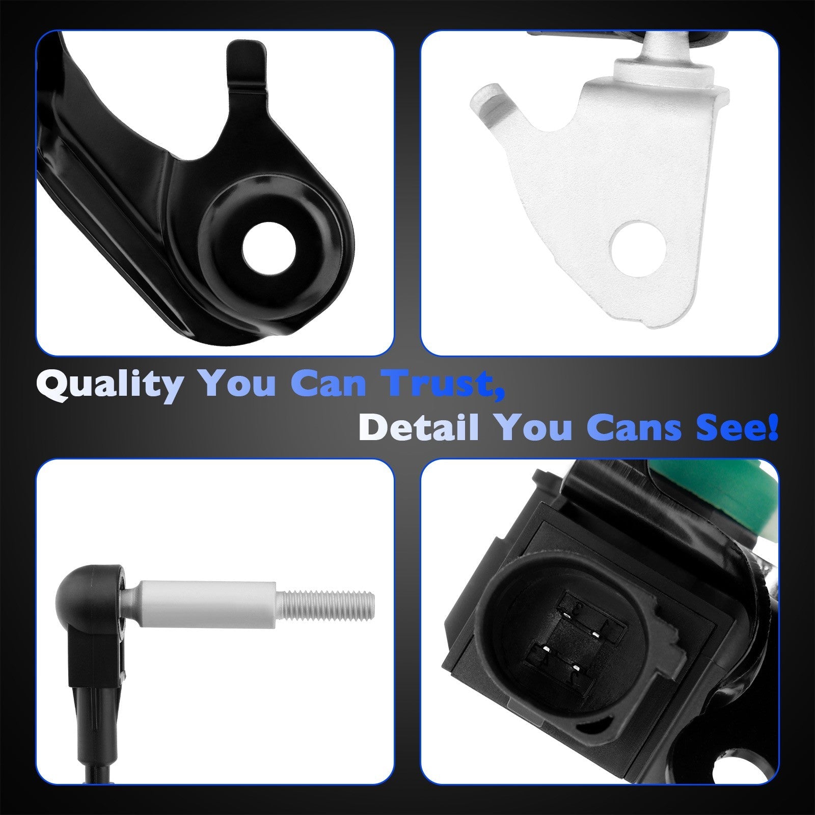 Front Left Air Suspension Height Level Sensors for Audi 11 18 A6 A7 S6 S7 S8 4x