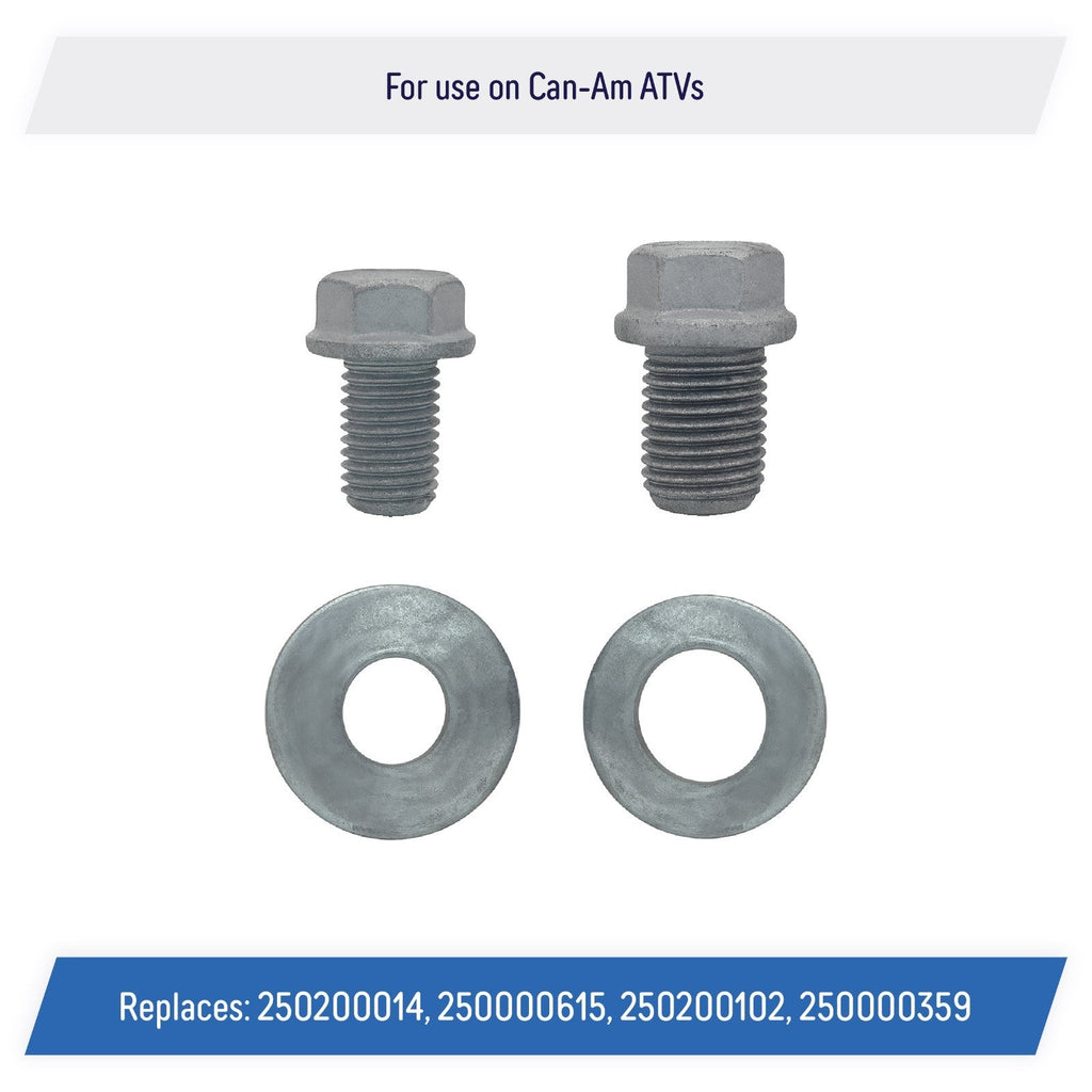 250000615 250000359 Drive Shaft Retaining Bolt Set with Washers for Can-Am ATV