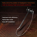 Chain Link Fence Heavy Duty Top Rail Fabric Hanging Tool with Hook Rail Bracket