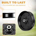 07351200 Flat Idler Pulley For Gravely Pro Turn ZT HD Ariens 48 52 60 Inch