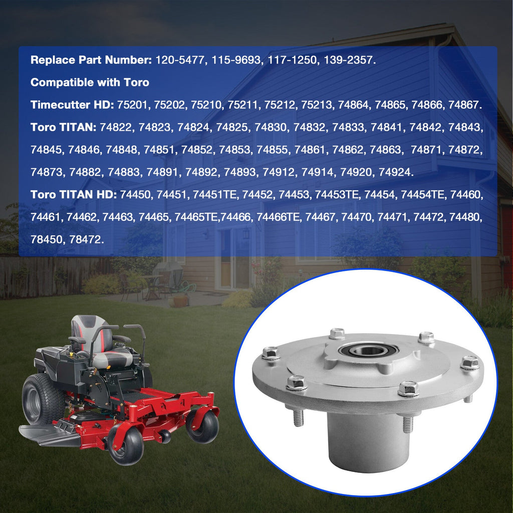 1205477 Deck Blade Spindle Assembly for Toro ZMaster Zero Turn ZTR 1171250